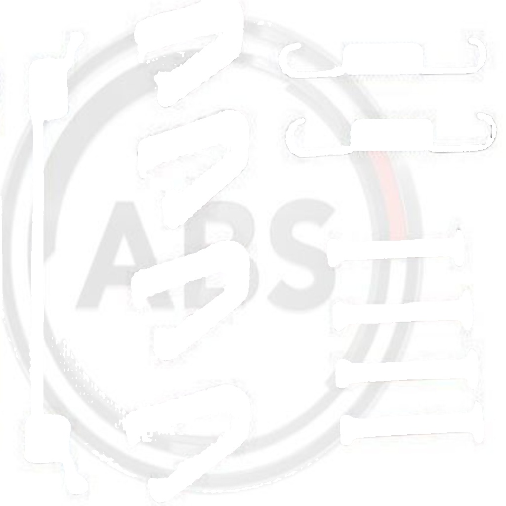 Original A.B.S. Accessory Set Brake Shoes 0866Q for Fiat Lancia Mazda Opel