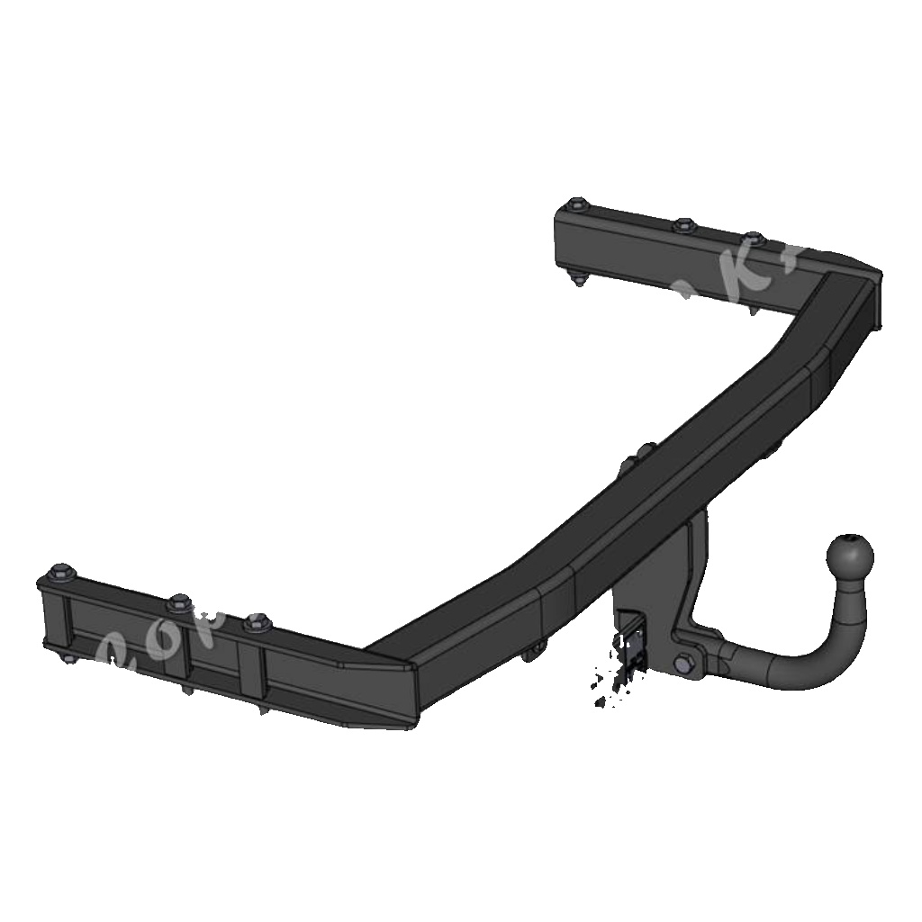 Towbar TowBall for audi A4 Saloon Estate 2001 to 2008 swan neck / B6 B7 TowHitch
