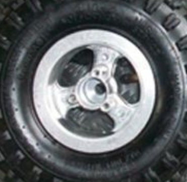 4.10-4 MINI QUAD BIKE WHEELS SET, TYRES, TUBES, HUBS INC. 47cc 49cc MINIMOTO ATV