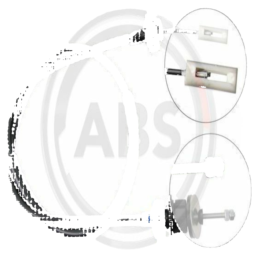 Original A.B.S. Cable Pull Clutch Actuation K23350 for Peugeot