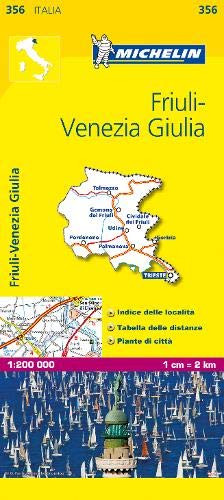 Friuli Venezia Giulia - Michelin Local Map 356