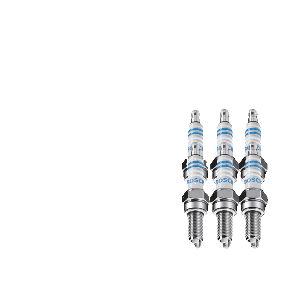 4x Spark Plugs Set fits NISSAN PRIMERA P12, WP12 1.6 1.8 2.0 02 to 10 Bosch New