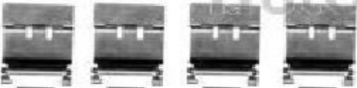 Original Metzger Accessory Set Brake Pad 109-1874 for Toyota