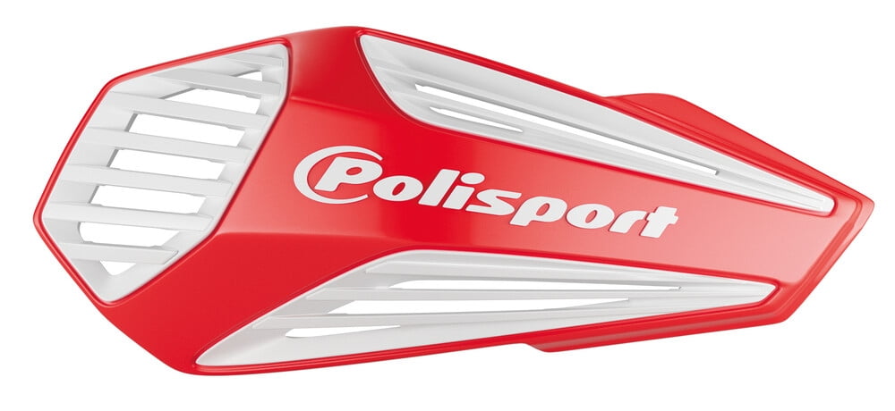 Free Shipping POLISPORT MX Air Handguards Red-White For Motorcycle Parts