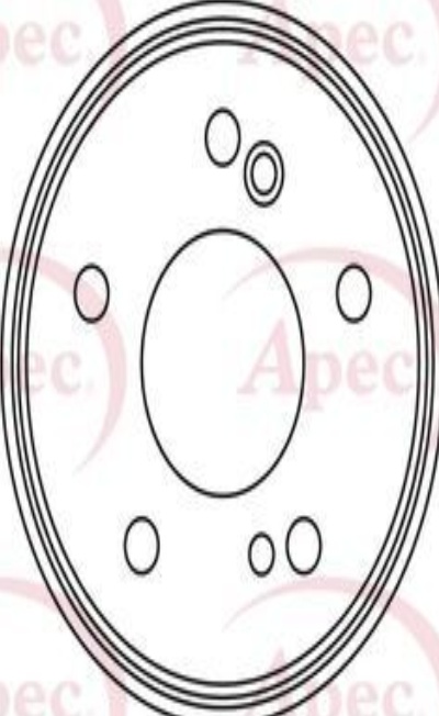 2X APEC REAR BRAKE DISC FOR CHRYSLER MERCEDES BENZ 124 C CLASS CLC CLASS CLK CRO