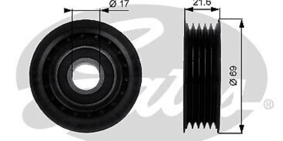 Gates T36189 DriveAlign Idler - Image 20