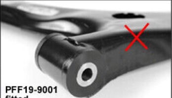 Powerflex Front Wishbone Front Bushes for Ford Transit (2013 on) PFF19-9001
