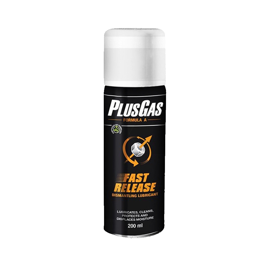Plus Gas 801A Releasing Fluid Aerosol 200ML Dismantle Lubricant Corrosion Rust