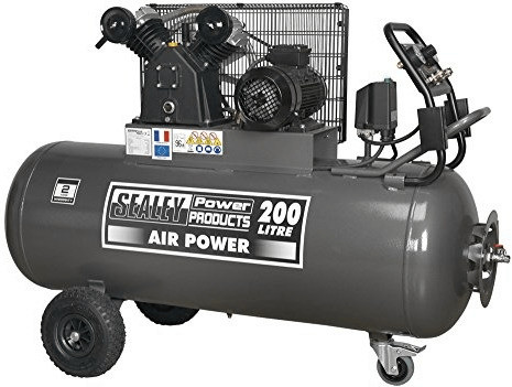 Sealey SAC3203B3PH Premier 200L Belt Drive Air Compressor with Front Control Pa