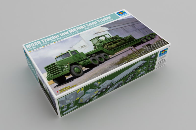 TRU01078 - Trumpeter 1:35 - M920 Tractor Tow M870a1 Semi Trailer