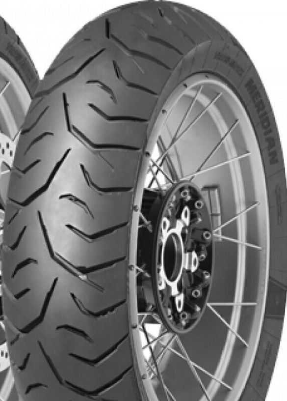 1 x 120/80 18 62S TT Rear, Dunlop Trailmax Meridian Motorcycle Tyre - 1208018