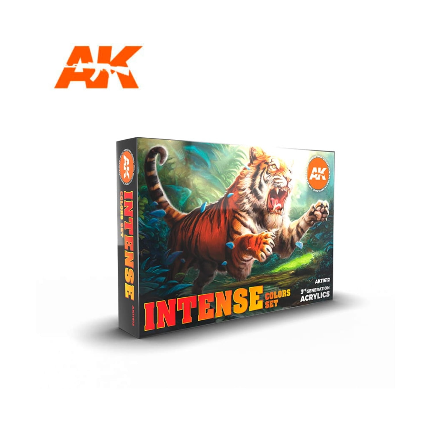 AK Interactive Intense Colors Set 3rd Generation Acrylics 6pcs AK11612