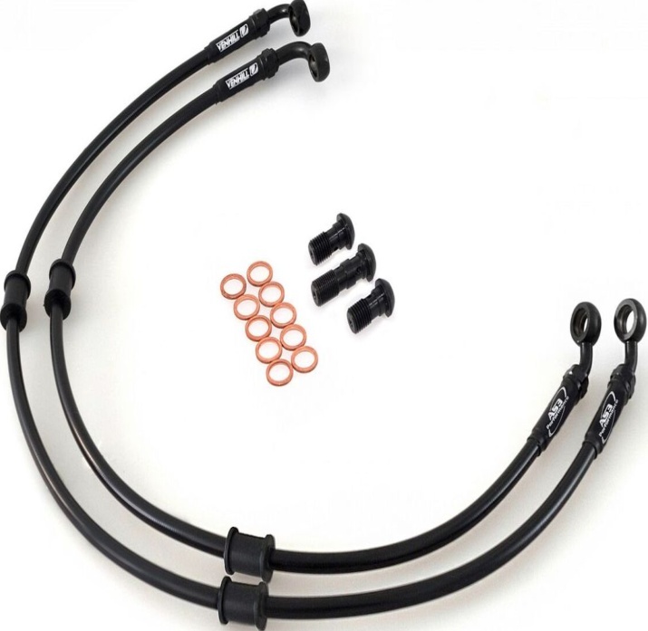 AS3 VENHILL FRONT BRAKE LINES HOSES RACE for SUZUKI GSR 750 (NON ABS) 11-12