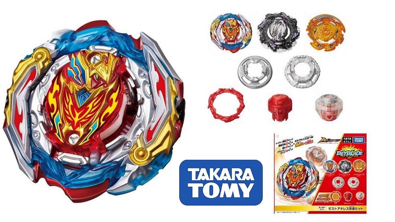 TAKARA TOMY Beyblade B-201 Zest Achilles Remodeling Set from Japan