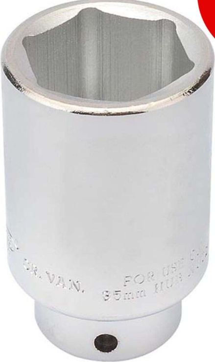 Draper 39047 Hub Nut Socket 1/2"" Sq Dr 35mm