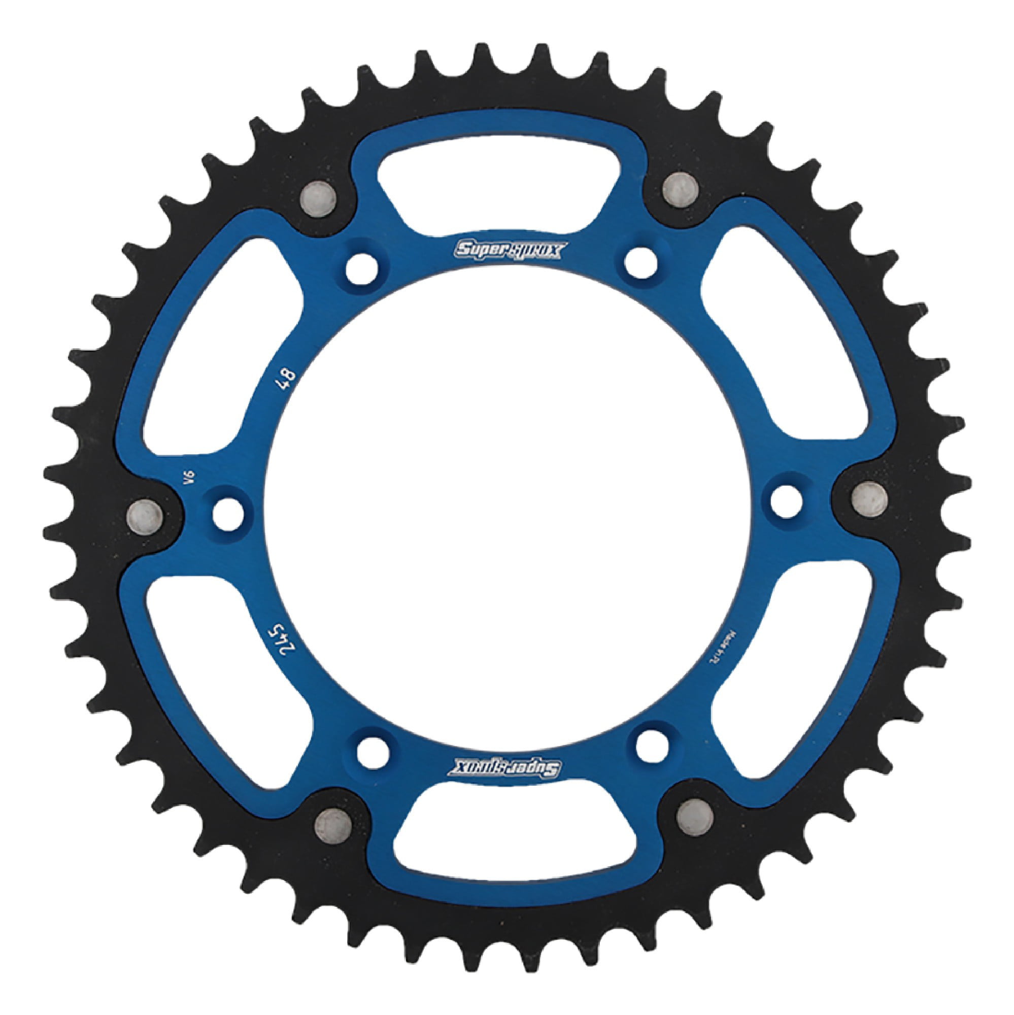 Free Shipping Supersprox Stealth Blue 48 D Motorcycle Parts Accessories