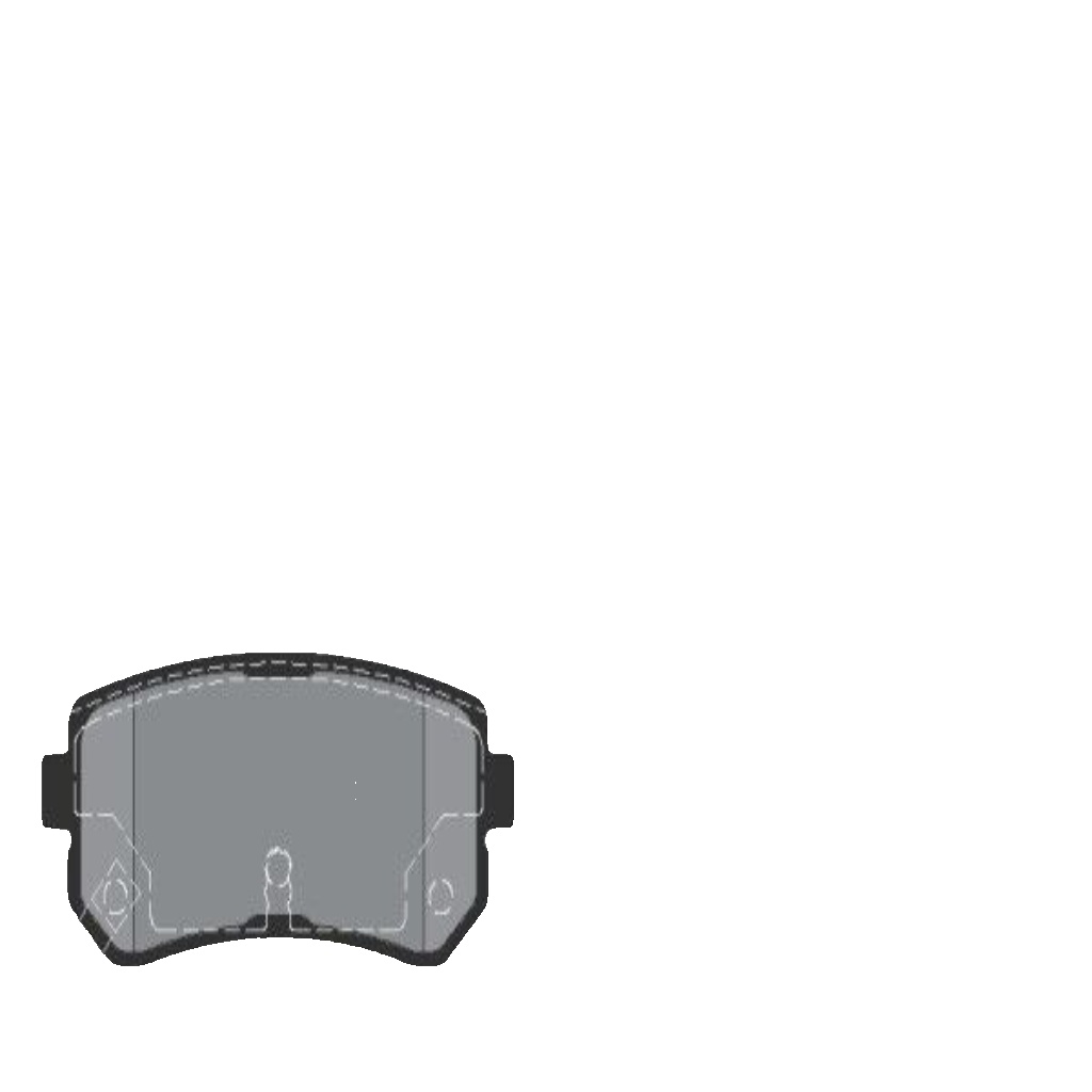 For Hyundai Kia Genuine OE Textar Brake Pads Full Set Of 4 Rear 2432001