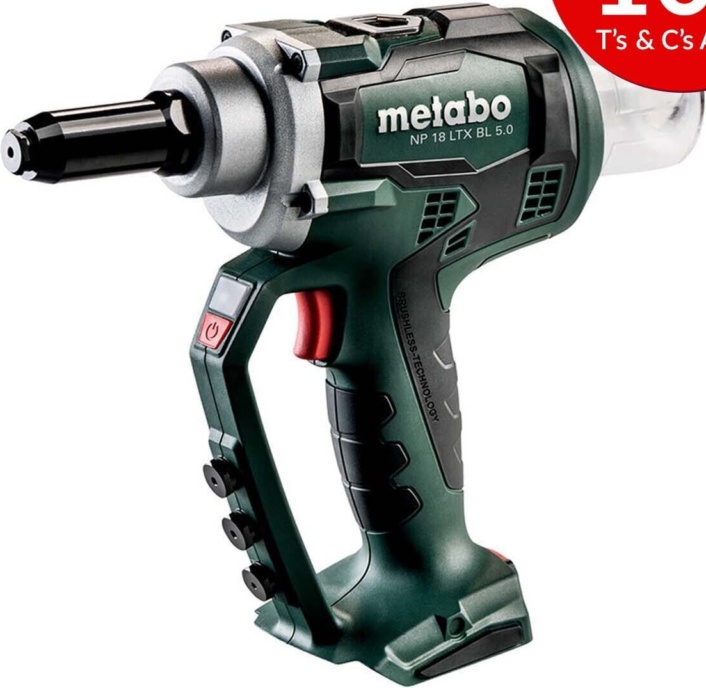 METABO NP 18 LTX BL 5.0 18v Rivet gun