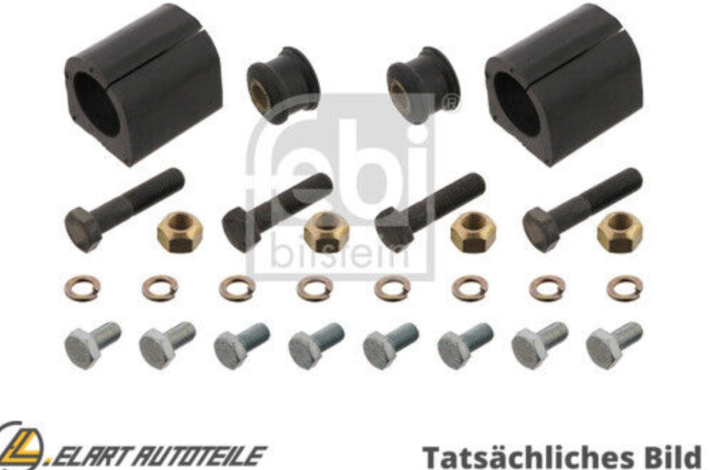 Rear left and right FEBI BILSTEIN 10245 Bearing Set, stabiliser for MERCEDES-BEN