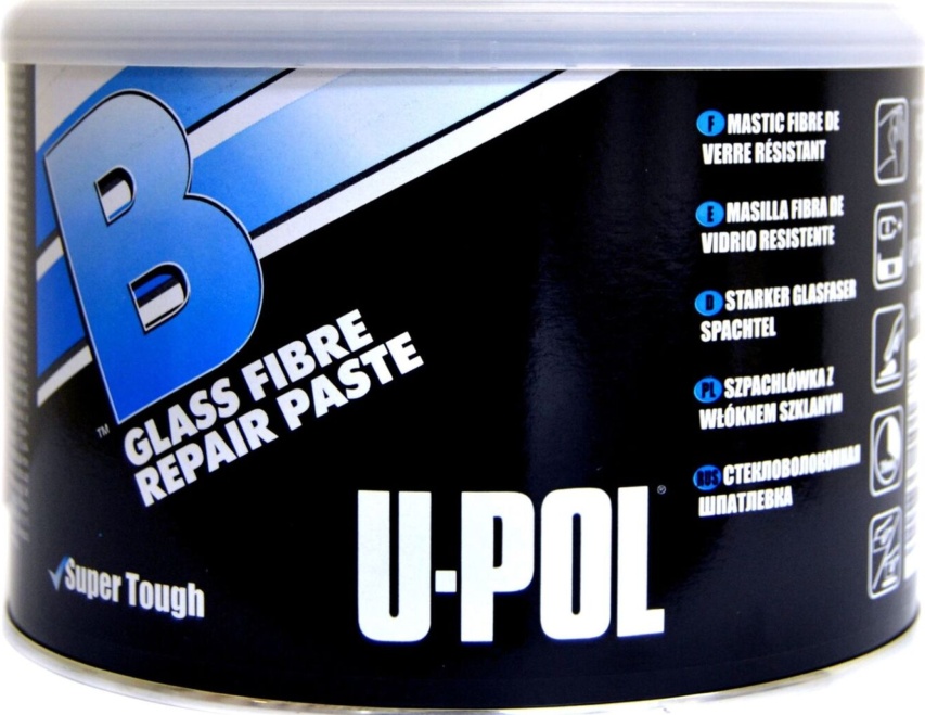 UPOL B Fibre Glass Bridging Filler Compound Bridger U-POL B/2 1L