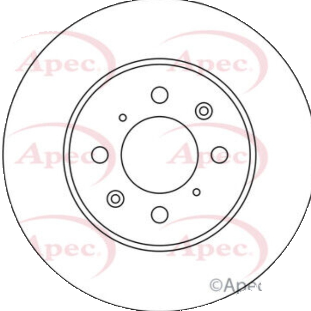 Brake Disc APEC DSK741 Fits MG Rover 25 45 200 400 Express MG ZR MG ZS