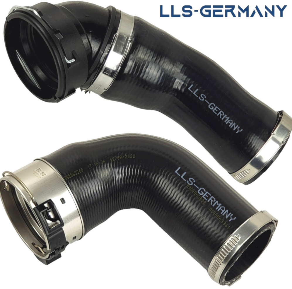 Pressure Hoses Turbocharger for BMW E60 / E61 525d 530d Throttle Valve SET