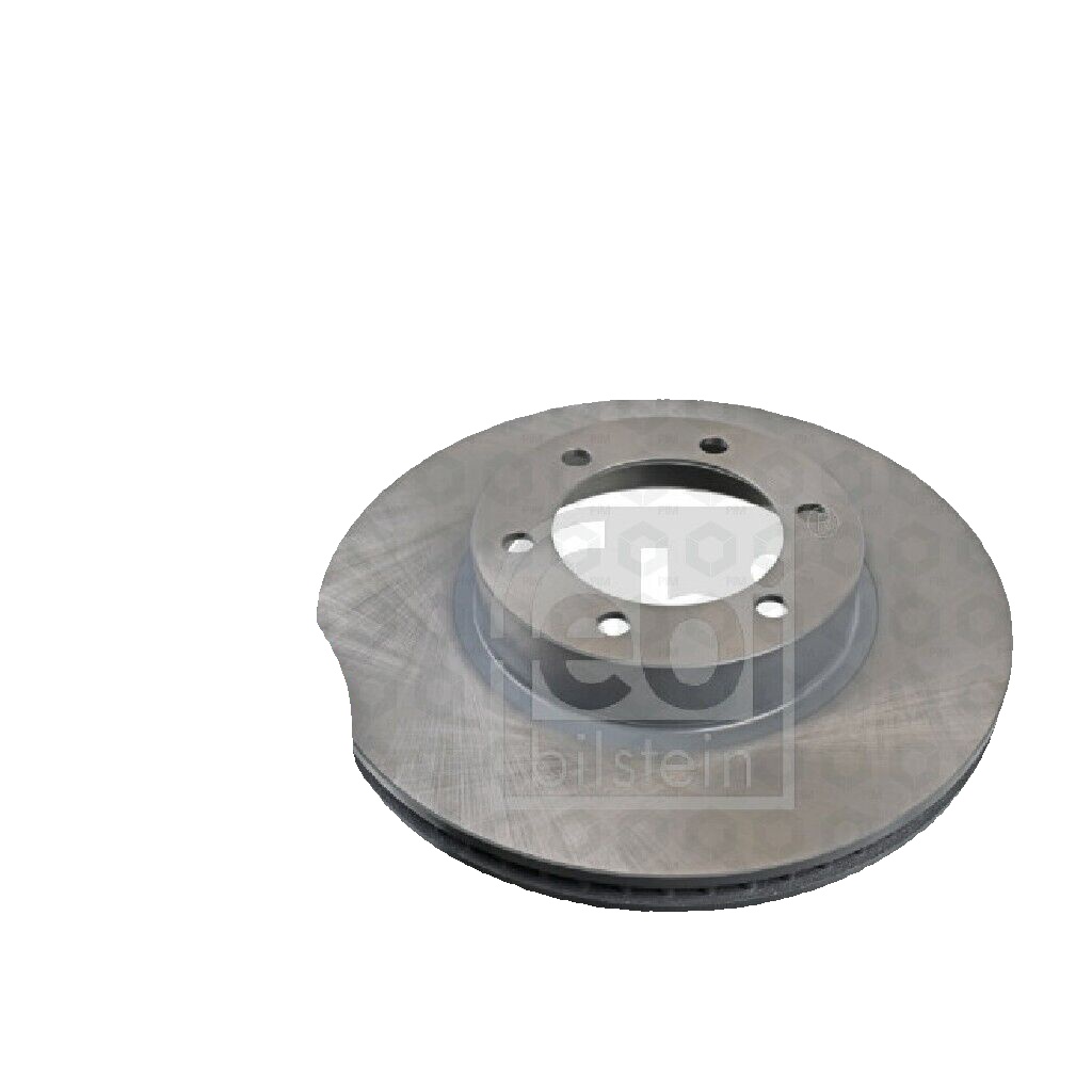 2x Brake disc Front Axle internally vented 170780 FEBI BILSTEIN for TOYOTA