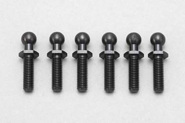 Yokomo Socket Head Ball Studs (L) Length 16.8mm Thread 10.0mm (6pcs) - ZC-206LLH