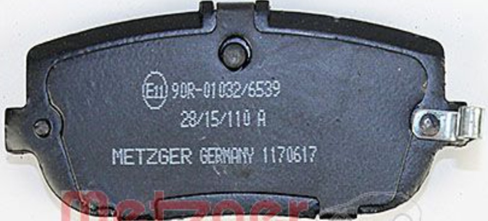 Original METZGER Brake Pad Set Disc Brake 1170617 For Mazda