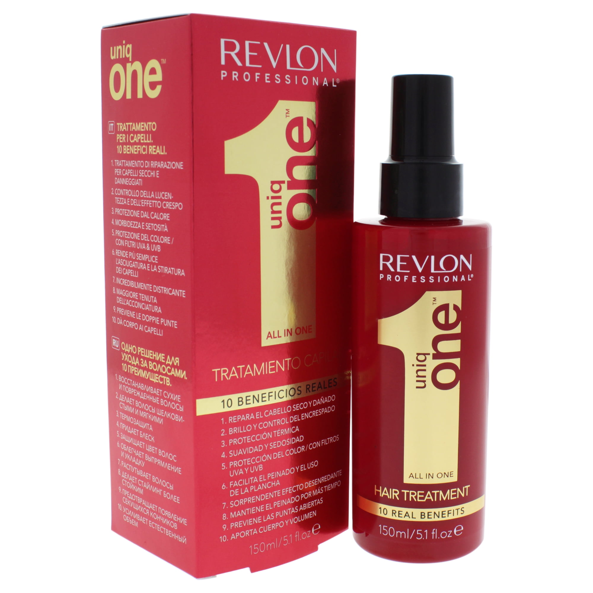 Uniq One 150 ml | Revlon Spray Anticrespo Termoprotettore Ristrutturante Capelli