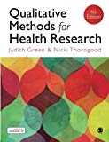 Qualitative Methods for Health Research