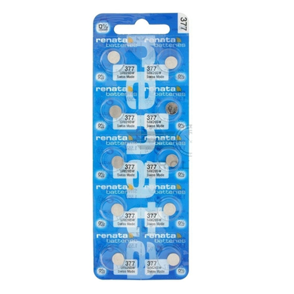 RENATA 377 SR626SW Battery Watch Coin Cell 1.55V Silver Oxide *EXPIRY 02/2028*