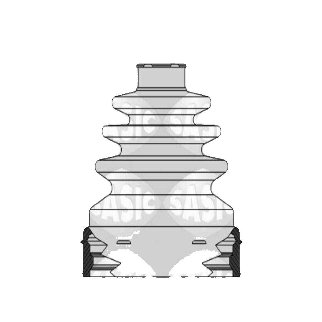 Transmission End SASIC 1906010 Bellow Set, drive shaft for FORD