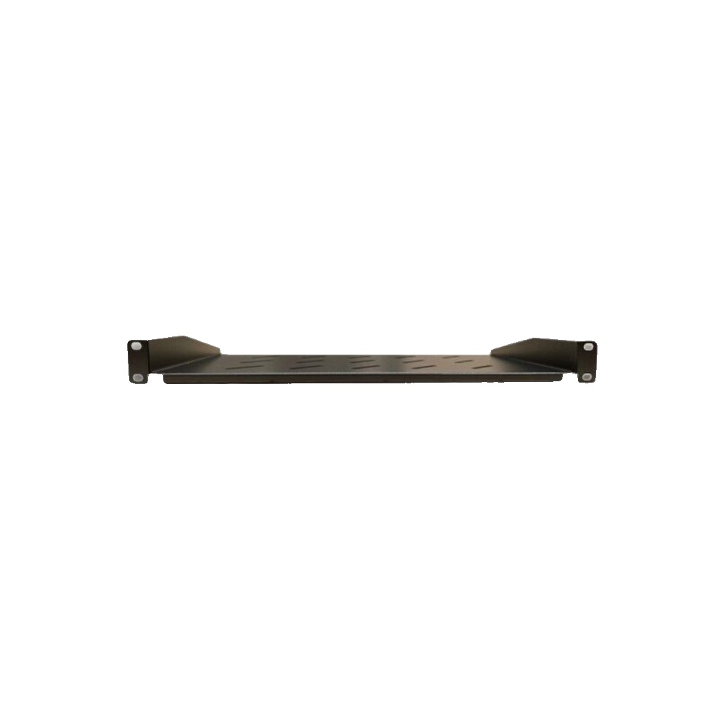 Shelf 2U 350mm Cantilever Fixed Shelf Rackmount for 19 inch Rack Modem Black