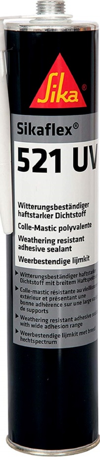 Sikaflex 521 UV schwarz 300ml Polyurethan Hybrid Dichtstoff Dichtmittel
