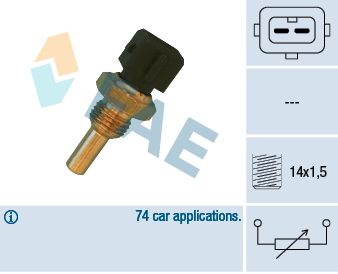 SENSOR COOLANT TEMPERATURE 32560 FOR BMW 7/E65/E66/E23/E38/E32 M43B18 M40B18