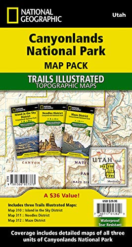Canyonlands National Park Map Pack Trails Illustrated National Geographic