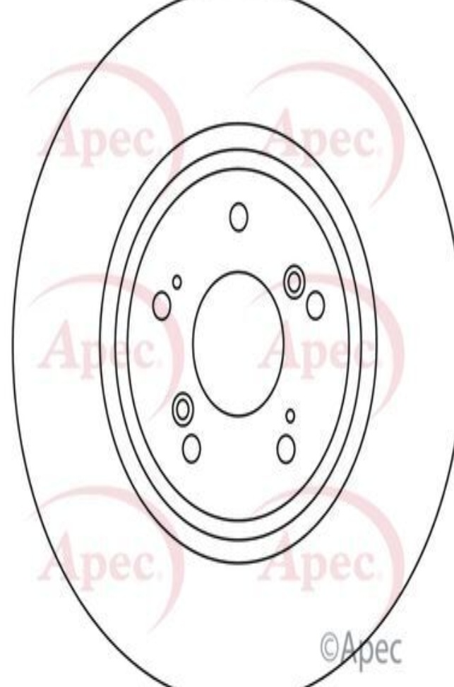 Apec Brake Disc Front Single 42251T1GG00 45251T1GG00 45251T1GG01 DSK3033