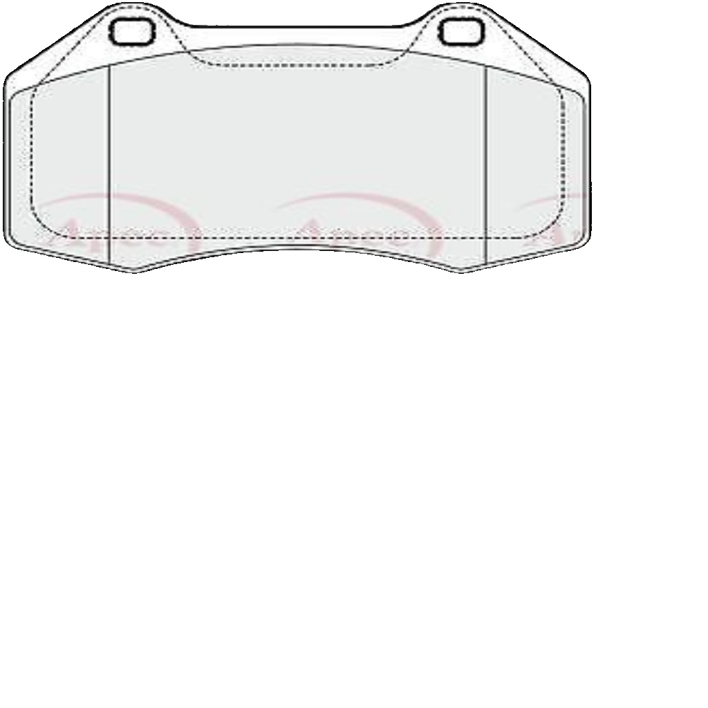 APEC FRONT BRAKE PAD SET DISC BRAKE FOR ABARTH ALFA ROMEO GRANDE PUNTO MITO