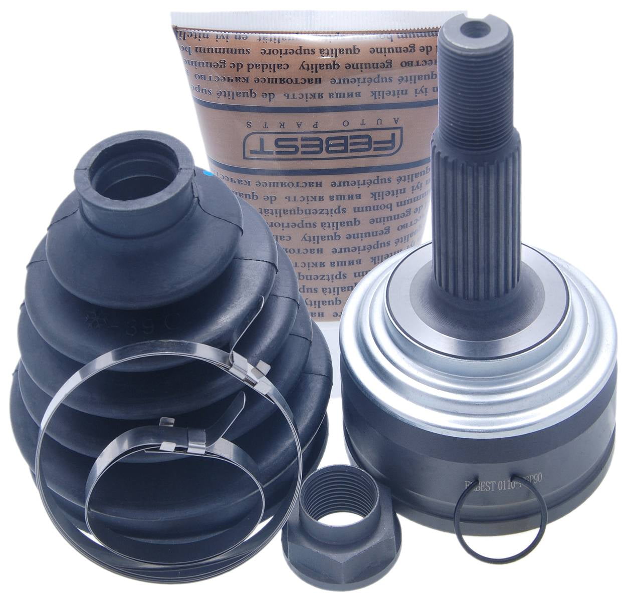 0110-NSP90 FEBEST Joint Kit, drive shaft for TOYOTA