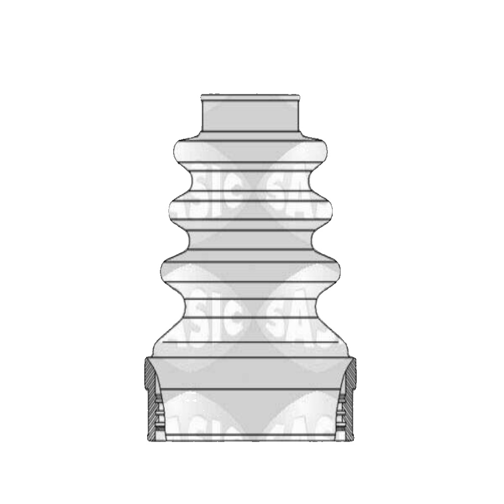 Transmission End SASIC 2873883 Bellow Set, drive shaft for CITROËN,PEUGEOT