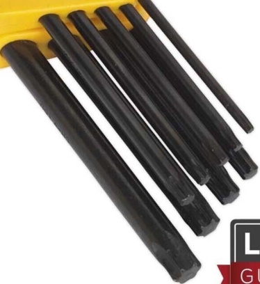 Sealey S01095 Siegen Long TRX-Star* Key Set 9pc