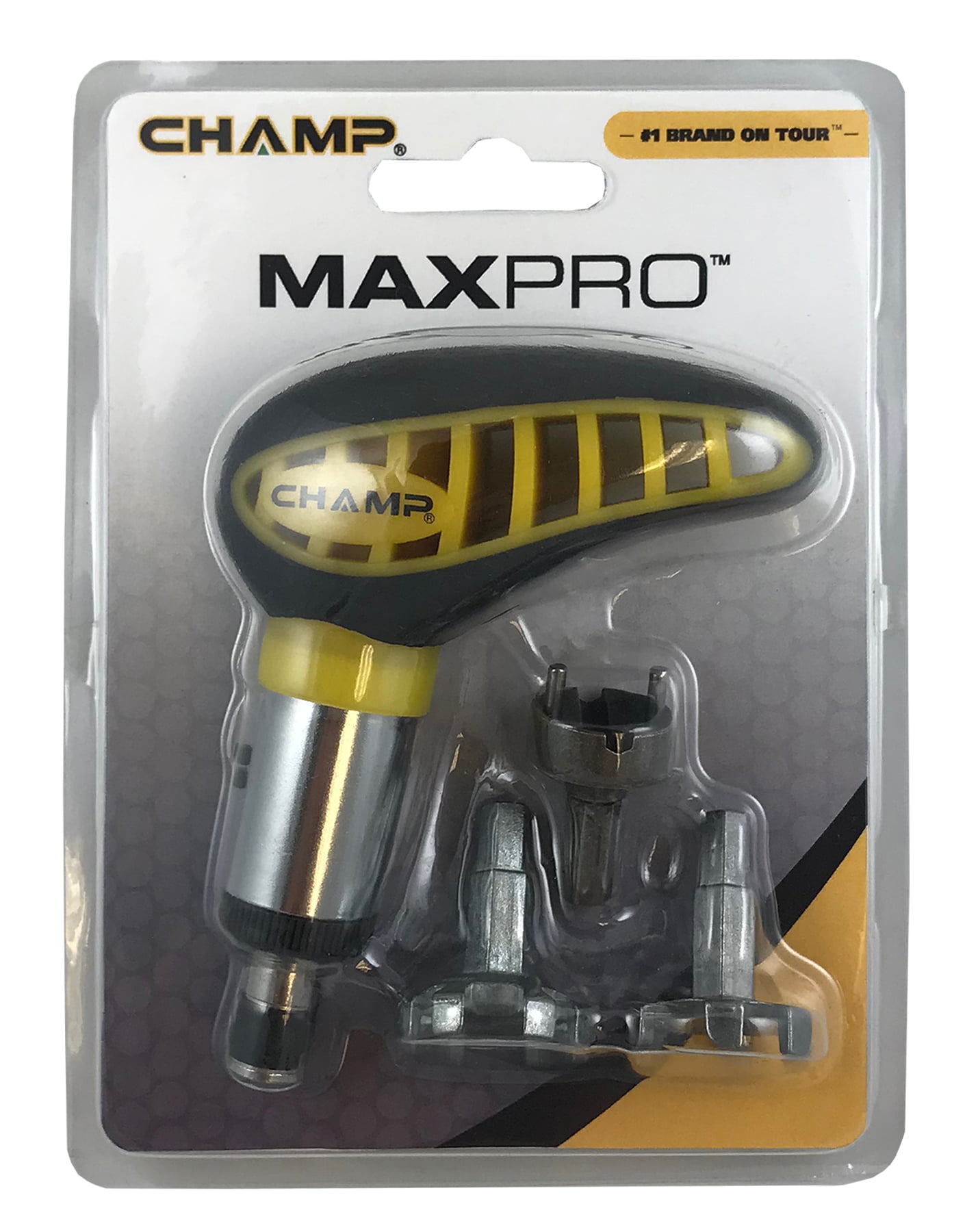 CHAMP MaxPro™ GOLF SPIKE WRENCH / RATCHET TWIST 3 HEAD DESIGN / GOLF SPIKE TOOL