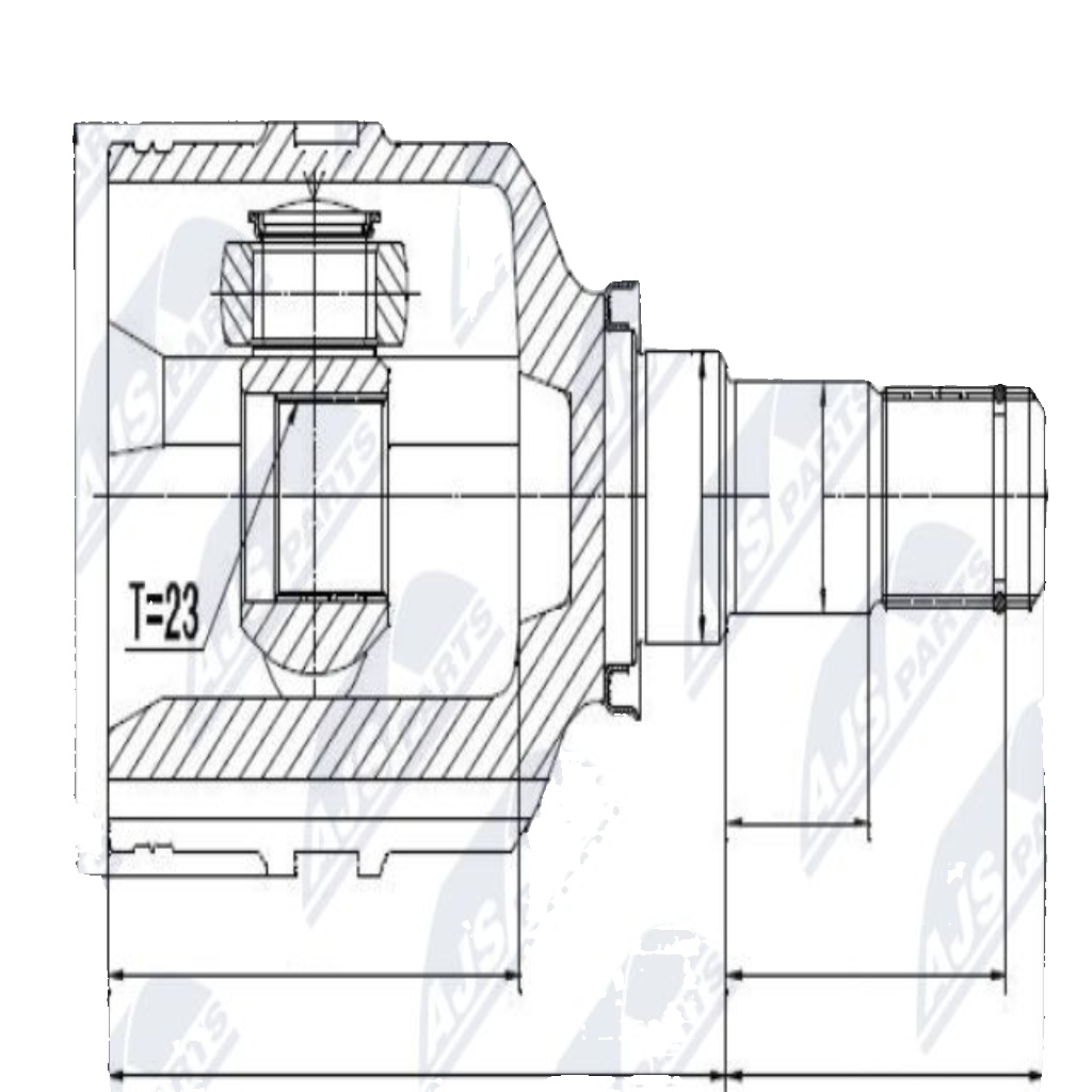 ✅Fits NTY NPW-TY-059 INNER CV JOINT  ⭐UK Seller⭐