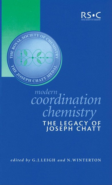 Modern Coordination Chemistry by Jeff Leigh - 9780854044696