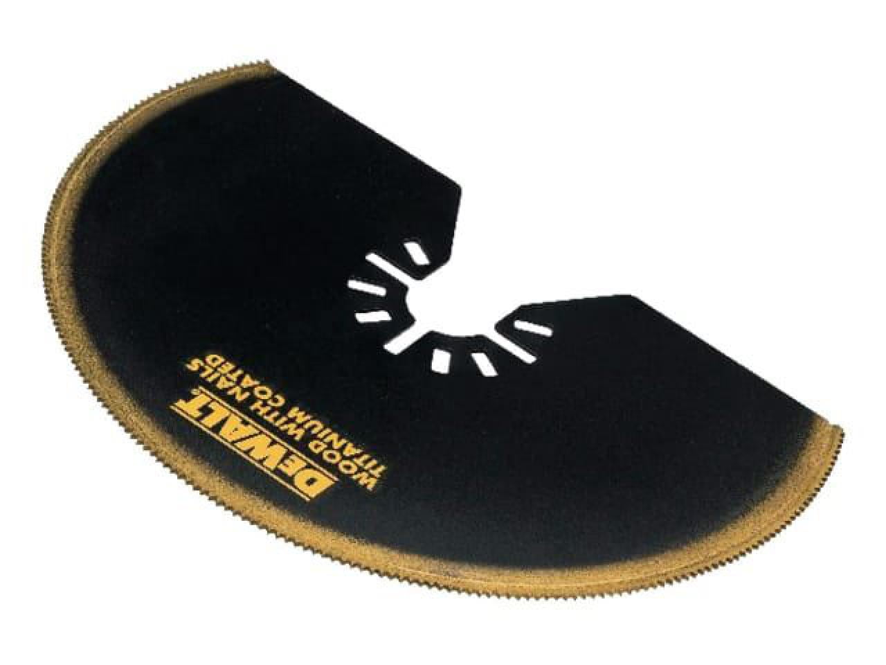 DeWalt DT20709 Titanium Semi-Circle Blade 100m fits MultiTool DCS355 DWE315