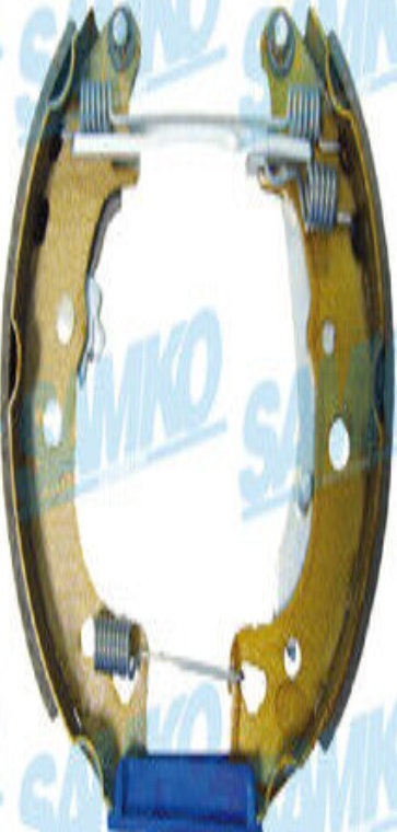 Brake shoes Pre-assembled KEG016 SAMKO for CITROËN PEUGEOT MEGA