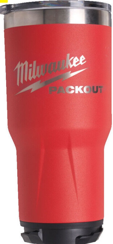 Milwaukee 887ml Red Packout Tumbler - PACKOUT - M18 - M12 - 4932479075