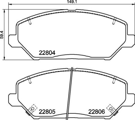 ✅Fits BREMBO KLOCKI SZCZEKI CYLINDERKI P 30 110 BRAKE PADS FRONT ⭐UK Seller⭐ - Image 21