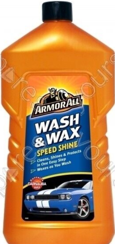 ArmorAll - Wash & Wax | 1L |Contains Carnauba Wax |Deep Gloss Shine